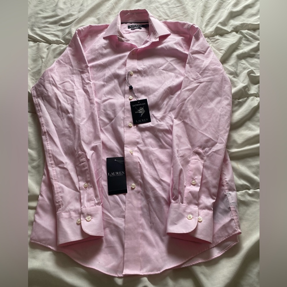 Ralph Lauren Men's Light Pink Dress Shirt